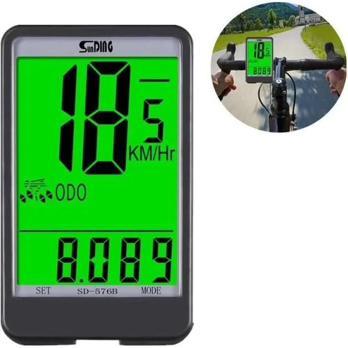 Compteur Velo Sans Fils Vtt Compteur De Vitesse Vélo Sans Fil Cycle Ordinateurs Ordinateur De Vélo Avec Écran Imperméable À L\'eau