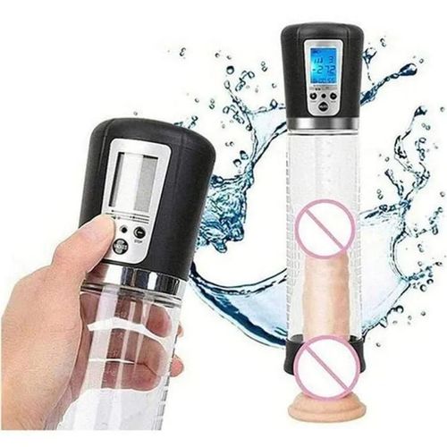 Pompe À Pénis Agrandisseur Automatique - Homme Adulte - Exercice - Sex Toys - Écran D\'affichage