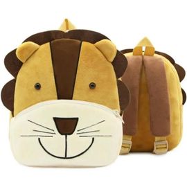 Sac à Dos Cartoon Animal Cartable Sac d\'école Maternelle Animaux 3D Léger pour Enfant Fille Garçons Bébé 1 4 Ans, Lion