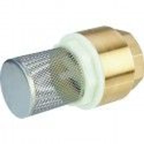 Crépine avec clapet et tamis filtre inox filetage femelle 15 x 21 mm 1/2" CAP VERT