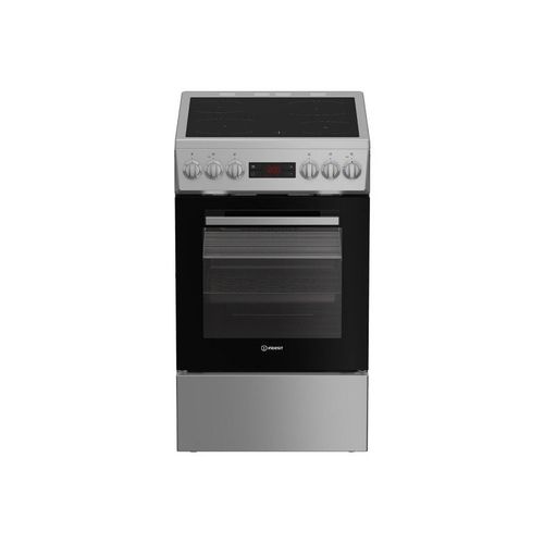 CUISINIÈRE VITROCÉRAMIQUE INDESIT I5V5LCS SILVER