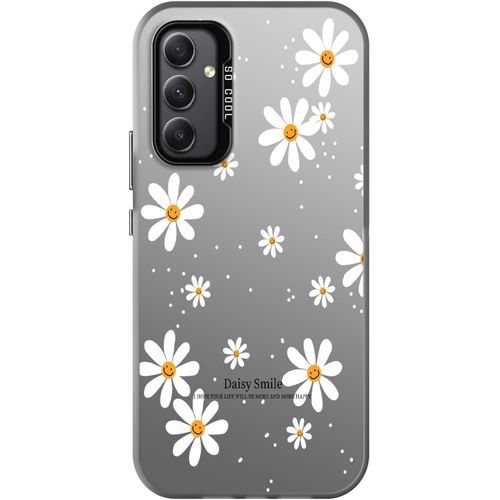 Coque Pour Samsung Galaxy A56 5g, Étui Téléphone Ultra Fine Antichoc Fleurs Animal Motif Design Housse Protection Slim Bumper Case Cover, Daisy[Hou997399]