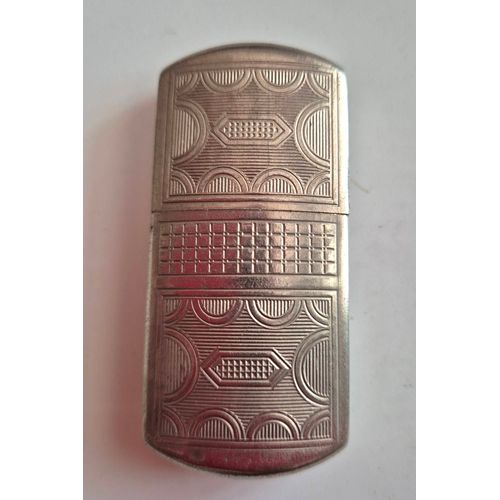 Briquet Ancien À Essence Avec Roulette