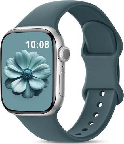 Bracelet Compatible Avec Bracelet Apple Watch 38mm 40mm 41mm 42mm 44mm 45mm 46mm 49mm,Bracelets Soft Silicone Sports Pour Apple Watch Se Ultra Iwatch Series 10 9 8 7 6 5 4 3 2 1 Femme Homme.[U1049]