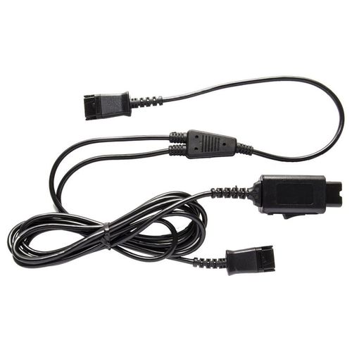 V7 BL-11+P - Répartiteur de casque micro - Déconnexion rapide mâle pour Déconnexion rapide mâle - 2 m - noir