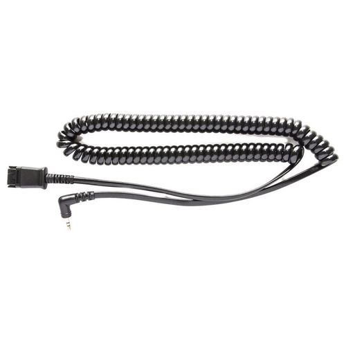 V7 BL-06+P - Câble pour casque micro - prise audio de 2,5 mm mâle pour Déconnexion rapide - 2 m - noir