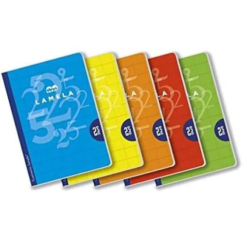 Cahier - Editorial Lamela - A4 - Multicolore - 5 Pièces - 21x29,7 Cm
