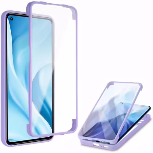 Coque Pour Samsung Galaxy S25 Ultra, Coque Antichoc À 360 Degrés Avec Protecteur D'Écran Intégré, Anti-Rayure Housse Integrale Silicone Tpu Bumper Case Coque - Violette[WKE02121]