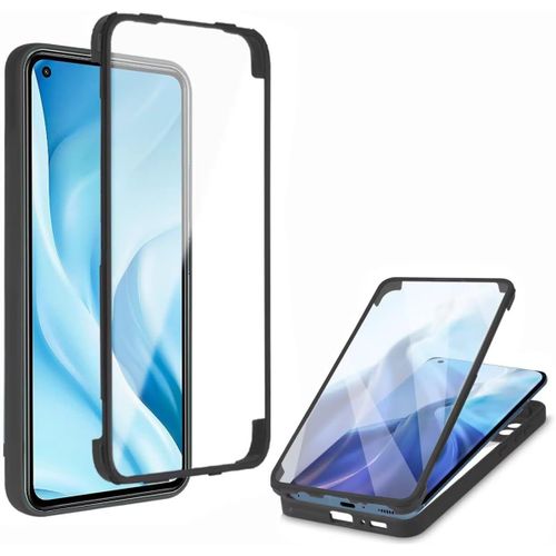 Coque Pour Samsung Galaxy S22 Plus, Coque Antichoc À 360 Degrés Avec Protecteur D'écran Intégré, Anti-Rayure Housse Integrale Silicone Tpu Bumper Case Coque - Noir[Wke02550]