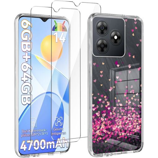 Coque + Verre Trempé Pour Blackview BL8000 - Noir, Protection Complète - Neuf