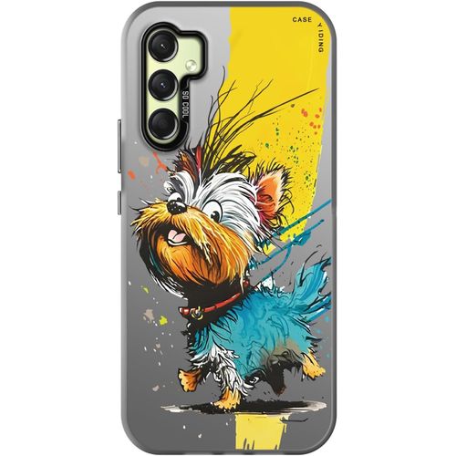 Coque Pour Samsung Galaxy A16 5g / 4g, Étui Téléphone Ultra Fine Antichoc Fleurs Animal Motif Design Housse Protection Slim Bumper Case Cover, Puppy[Wke01138]
