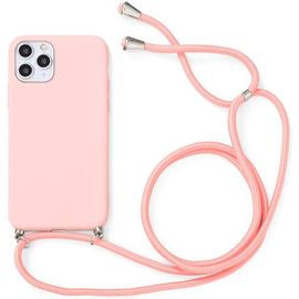 Collier Coque Compatible Avec Apple Iphone 12 Pro/Iphone 12 6,1"", Étui De Téléphone Avec Cordon Ultra Mince Souple Tpu Bumper Housse Tpu 360 Degrés Antichoc Avec Cordon Réglable, R[Wke02009]