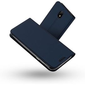 Kal-Coque Galaxy J5 2017, Ultra Mince En Cuir Pu Premium Housse À Rabat Portefeuille Coque [Antichoc Tpu] Étui De Protection Bumper Folio À Clapet Avec [Fente Pour Carte] Pour Samsung J5 2017 (Bleu)