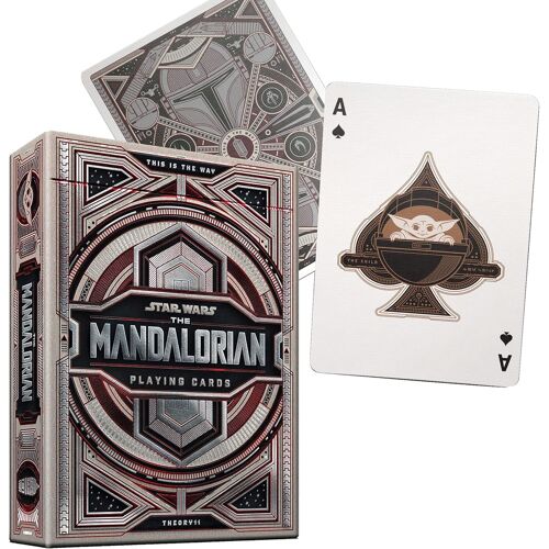 Jeu De Cartes Mandalorien Édition Limitée Star Wars Series Poker Deck À Collectionner