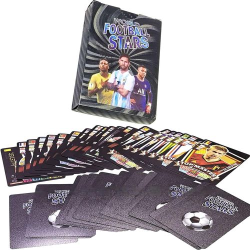 Chenquansarl-Lot De 55 Cartes De Football, Cartes De Football Collectible, World Cup Football Star Card Card, Soccer Star Collection Cards, Pour Collectionner Des Cartes Pour Fans, Adolescents