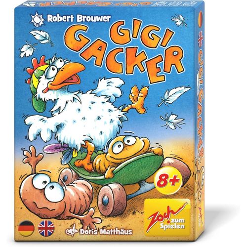 Chenquansarl-Gigi Gacker 601105178 (Jeu De Cartes À Partir De 8 Ans) ¿ Jeu Familial Turbulent De Poules Pour 2 À 5 Joueurs