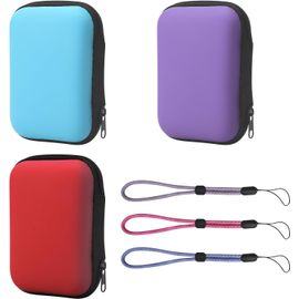 Lot De 3 Boîtes De Rangement Pour Cartes Uno - Étui De Transport Avec Cordon, Rouge, Formel