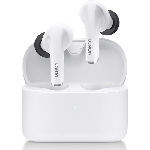 SUBZONAL-AH-C830NCW Ecouteurs True Wireless Intra-Auriculaires avec Bluetooth, Réduction Active du Bruit, Soundmaster et Autonomie Jusqu'à 24 Heures - Blanc
