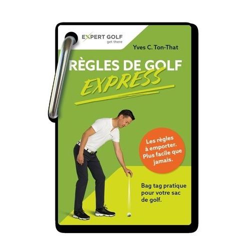 Règles De Golf Express - Bag Tag Pratique Pour Votre Sac De Golf