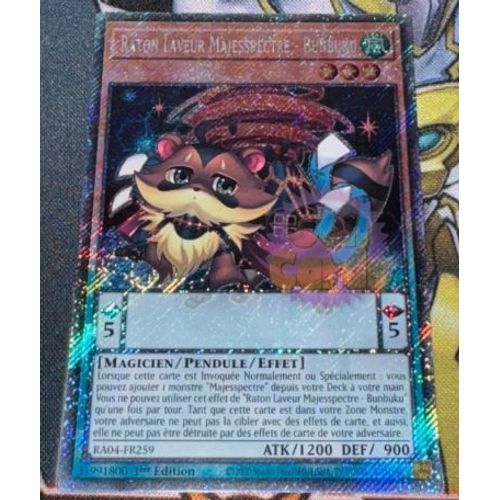 Yu Gi Oh Ra04 Fr259 Raton Laveur Majesspectre Bunbuku Platinum