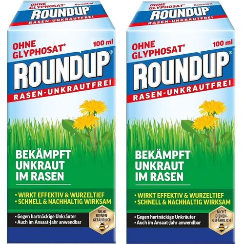 Lot 2 X Désherbants Sélectif Concentré - Herbicide Pelouse Jardin Mauvaise Herbe Gazon -Plante Trèfle Marguerite Pissenlit Plantain -Résultats Rapide - Effet Doux - 200ml - -