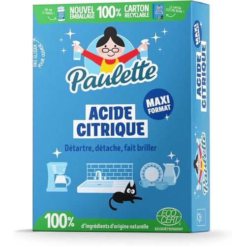KAL-Acide Citrique En Poudre -Détartrant Anticalcaire Naturel Et Ecocert -Fabriqué En France -800 G