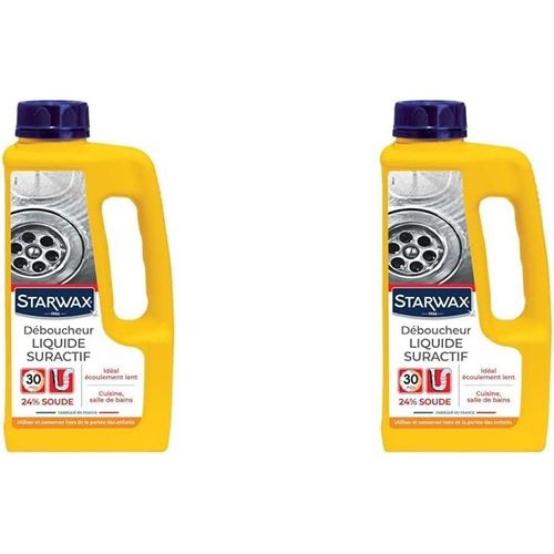 KAL-Déboucheur Liquide Pour Canalisations -1L (Lot De 2)