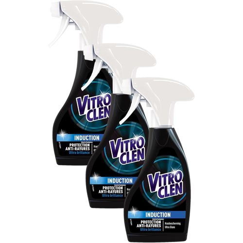 KALANKA-Spray Nettoyant Plaque Induction Quotidien Protection Anti-Rayures et Ultra Brillance - 250 ml (Lot de 3)