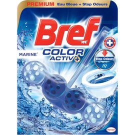 WC Color Activ+ Marine ¿ 1 Bloc WC (50g) ¿ Produit Nettoyant WC ¿ Eau Bleue + Stop Odeurs
