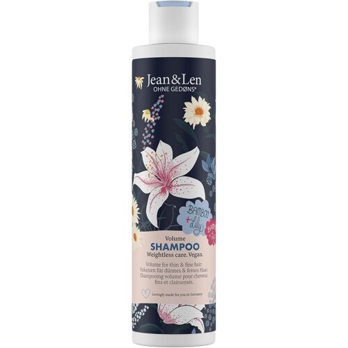 Shampooing Volume Bambou & Lys, Pour Cheveux Fins Et Clairsem¿¿S, Donne Du Corps Et De La Brillance, Parfum De Fleurs, Sans Parab¿¿Nes Ni Silicones, V¿¿G¿¿Talien, 300 Ml 
