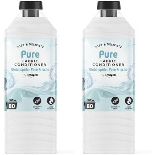 Adoucissant Linge, Peaux Sensibles, 80 lavages (Lot de 2)