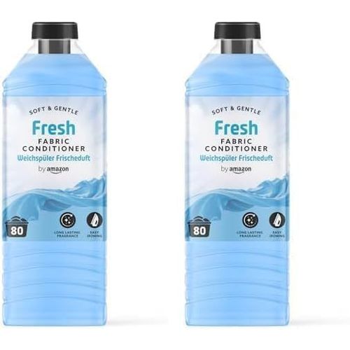 Adoucissant Linge, Frais, 80 lavages (Lot de 2)