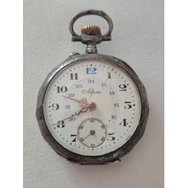 Montre À Gousset Ancienne En Argent.