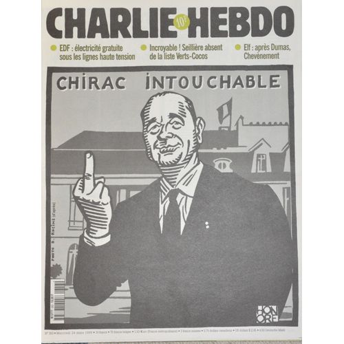 Vend Collection Charlie Hebdo Du 18 Juin 1997 Au 31 Décembre 2024, Année Par Année. Collection Charlie Hebdo 1999 Année Complète Numéro N° 342 À 393