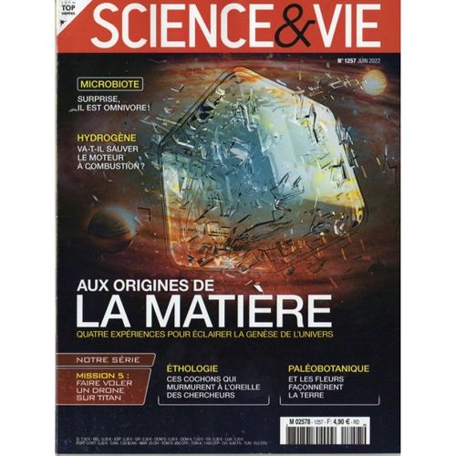 Science & Vie N° 1257 - Aux Origines De La Matière