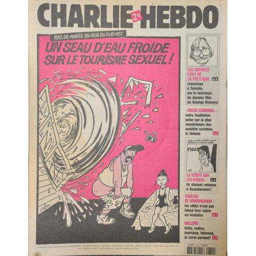 Vend Collection Charlie Hebdo Du 18 Juin 1997 Au 31 Décembre 2024, Année Par Année. Collection Charlie Hebdo 2004 Année Complète Numéro N° 608 À 654