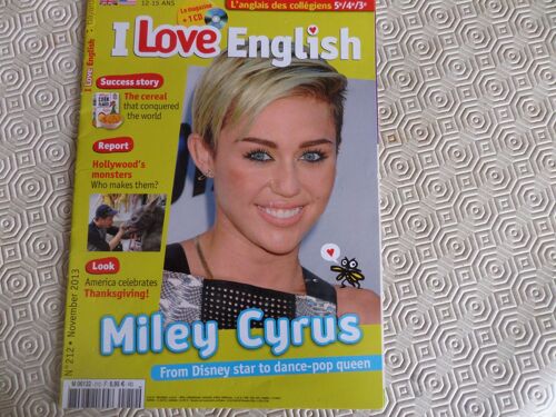 I Love English N 212 // Miley Cyrus