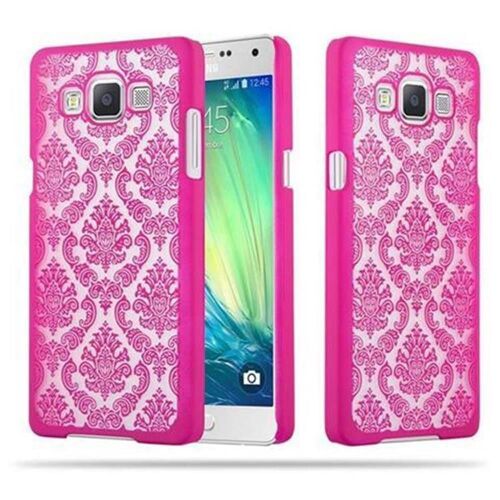 Coque pour Samsung Galaxy A5 2015 Hard Case Étui Rigide Protection Fleur Housse