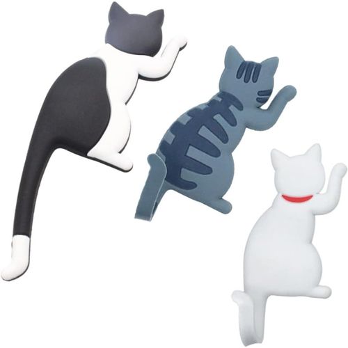 Lot De 3 Autocollants Pour Réfrigérateur Magnétiques Pour Réfrigérateurs Enfants Magnétiques Pour Parapluies Produits Ménagers Portant Animaux Décoration