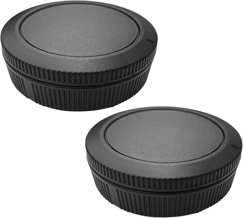 KAL-Lot De 2 Capuchons De Corps + Capuchon Arrière D'Objectif Pour Appareil Photo Canon Rf Mount Eos R100 R50 R10 R8 R7 R6 R5 R5C R3 R Rp (Pour Accessoires),