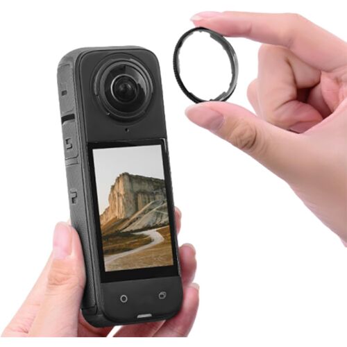 KAL-Protections D'Objectif Doubles Pour Accessoires One X4, Couvercle De Protection D'Objectif En Plastique, Anti-Empreintes Digitales, Anti-Rayures
