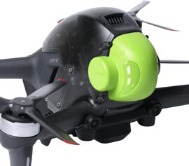 Kal-Pour D-J-I Fpv Eagle Beak Modeling Intégré Gimbal Cover Fixer Lens Protector Camera Cap Anti Poussière Bumpproof Transport Case For Fpv Accessories (Vert)