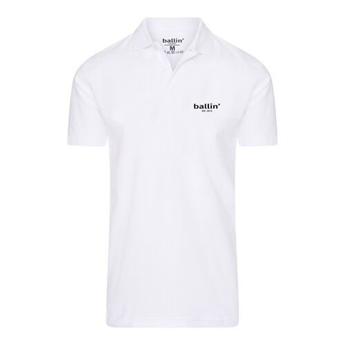 Ballin Est. 2013 Basic Polo Blanc