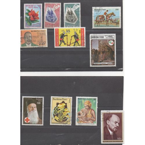 Burkina Faso Timbres Divers