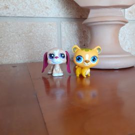 Lot 2 Petshop: Chien Basset+ Ourson