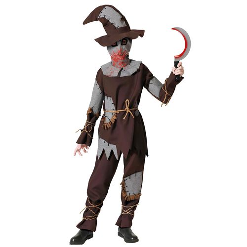 Déguisement Epouvantail Ensanglanté Garçon - Taille: 3-4 Ans (98-115 Cm)