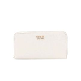 Portefeuille Guess Brenton SLG Zip Femme Blanc