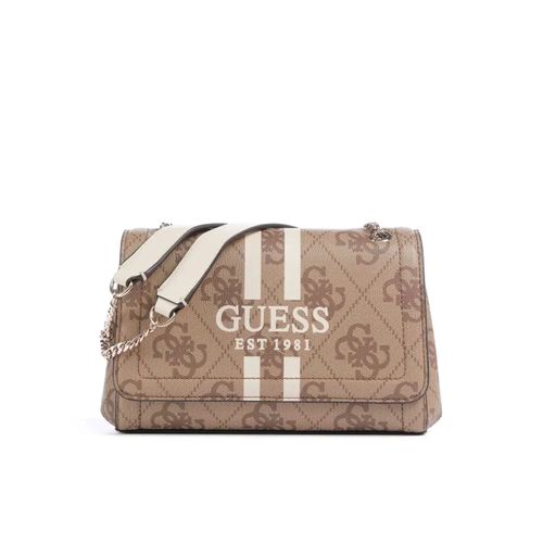 Sac bandoulière Guess Noelle 4G Femme Marron