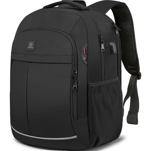 Sac à Dos pour Ordinateur Portable,TSA Sacoche pour Ordinateur Portable de Voyage pour Hommes,Sac à Dos d'affaires Mince avec Port de Chargement USB.[T105]