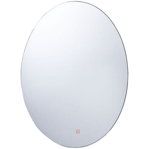 Miroir de salle de bain LED MAZILLE 60 cm 80 cm Argenté